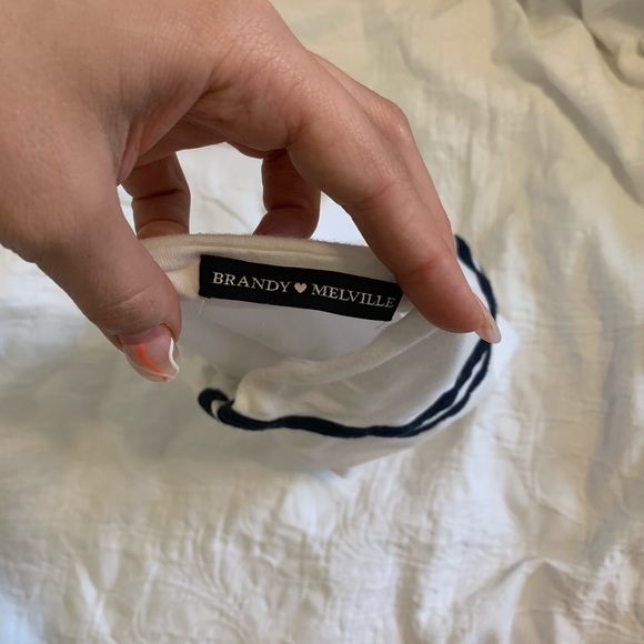 White tube top with stripes - Picture 2 of 2